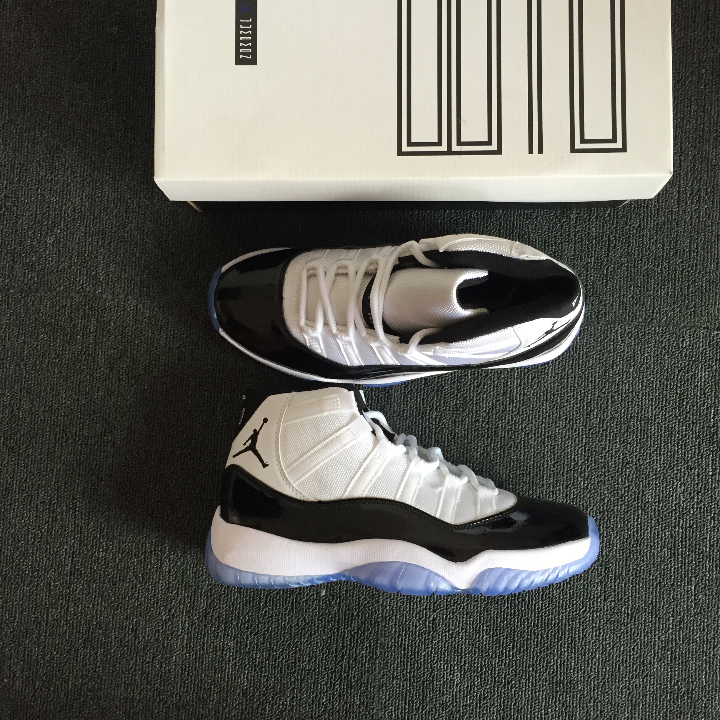 2018 Air Jordan 11 Concord with Number 45 Shoes